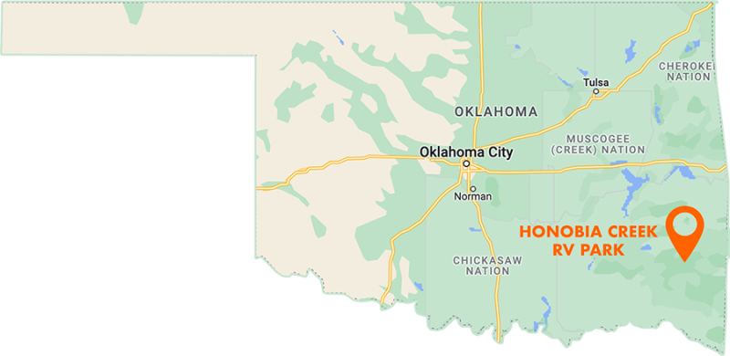 Honobia Creek RV Park | Honobia OK - Southeast Oklahoma